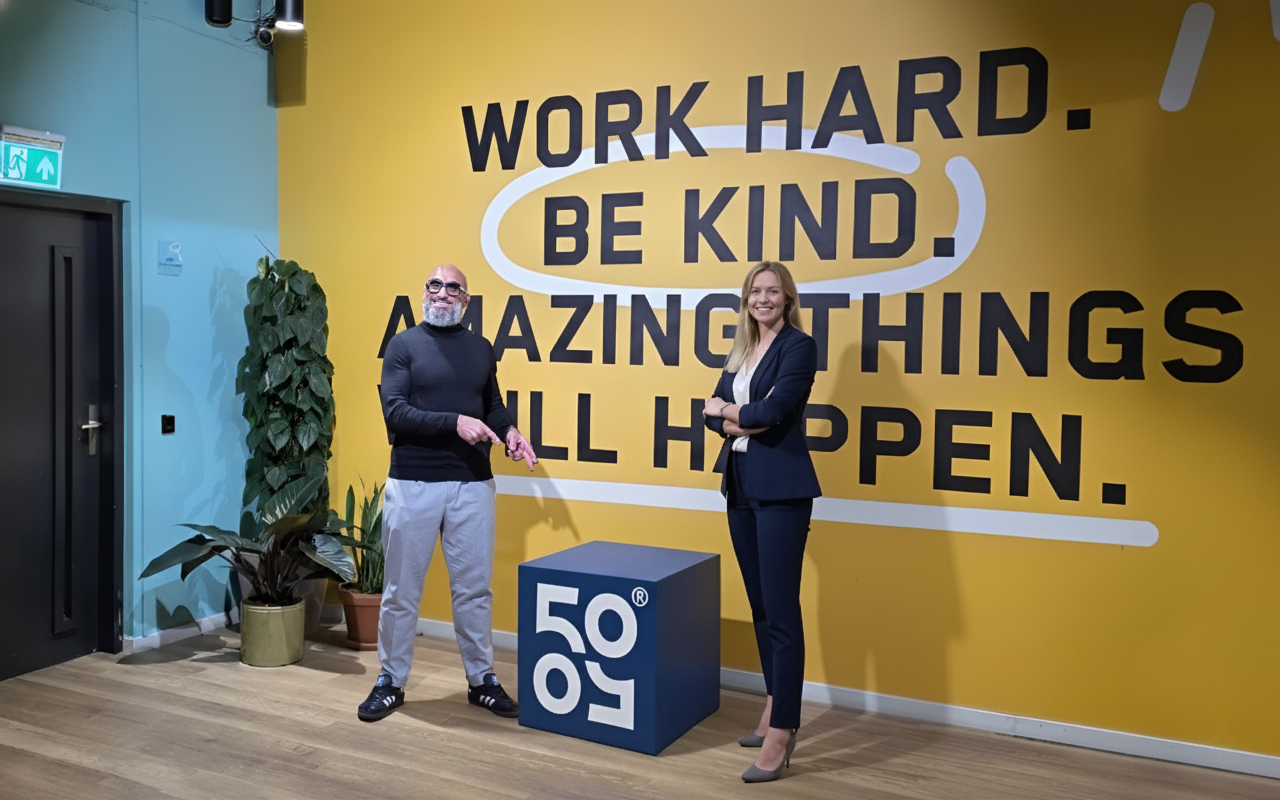 50-50 Recruitment logo